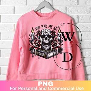Me conquistaste con Trigger Warning png, Bad Book Club Digital Design, descarga de sublimación de Romantasy Bookish png, Morally Grey digital png