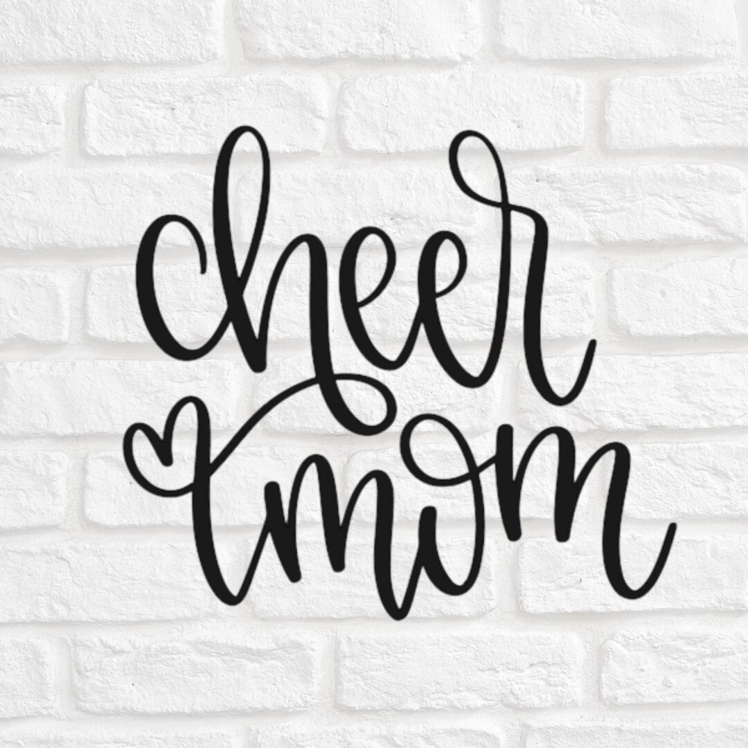 Cheer Mom Sticker, Cheerleading Mom Decal, Cheer Mom Bumper Sticker