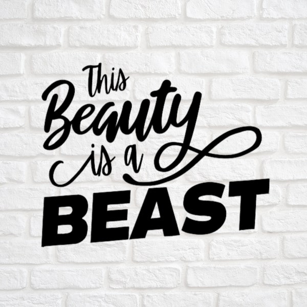 Beast Mode Decal Etsy
