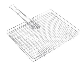 50cm Stainless Steel Braai Cooking Grid Barbecue Outdoor Grilling Rack BBQ Camping Fire