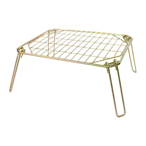 Foldable Campfire Grill Stand Barbecue Outdoor Cooking BBQ Camping Fire Portable