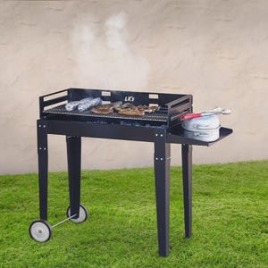Braai/Barbacoa móvil con patas desmontables
