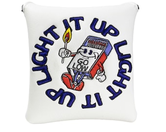 B&B Golf Light It Up Mallet Putter Headcover