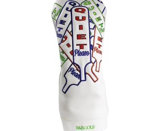 B&B Golf Driver Headcover Quiet Please!