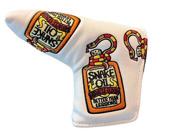 B&B Golf Snake Oil Putter Headcover