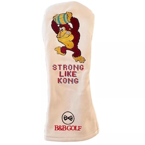 Funda para cabeza de conductor de golf B&B Strong Like Kong