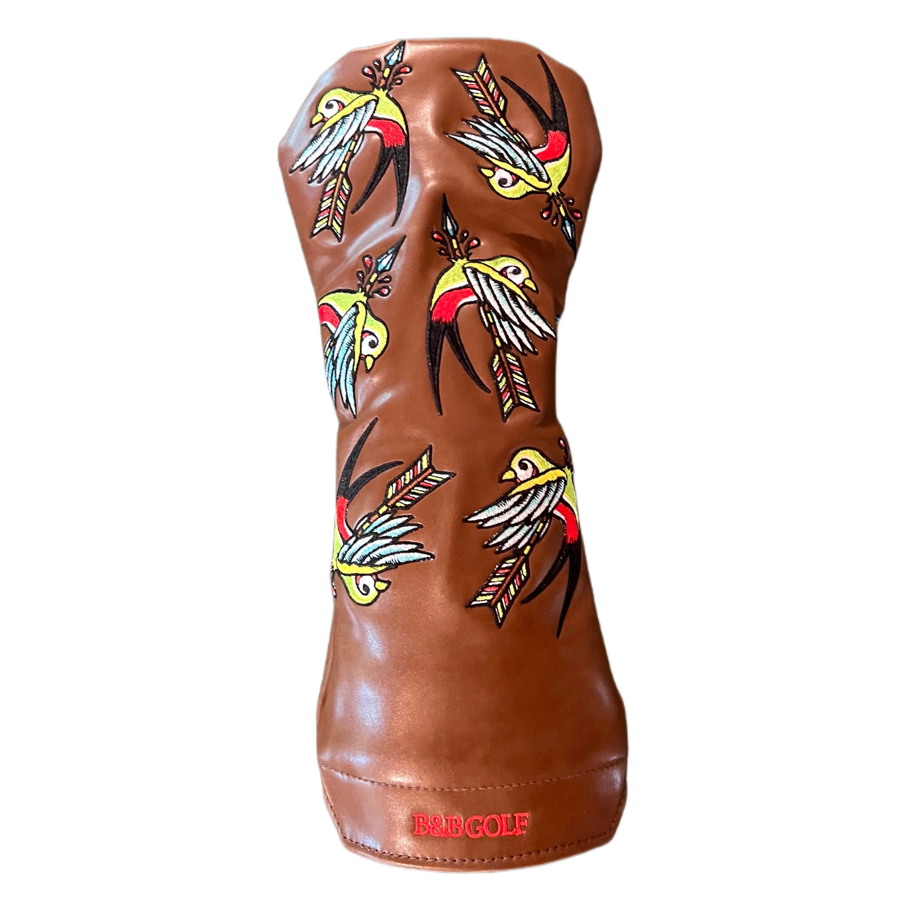 B&B Golf Driver Headcover Birdie Hunter