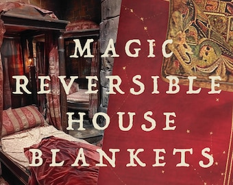 Magical House Blankets - Reversible Velveteen Throw