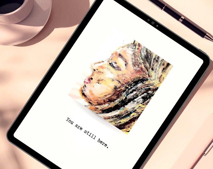 Planner Insert & Dividers Printable, Planner Dashboard, Handmade Woman Art, Woman Profile Painting, Insert PDF JPG, Personal Journal Insert