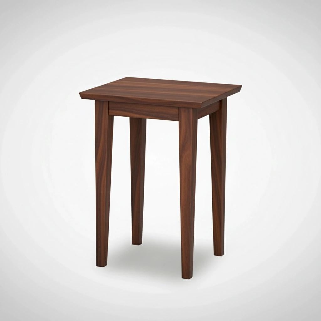 Shaker Side Table: Solid Cherry Wood Nightstand - Etsy