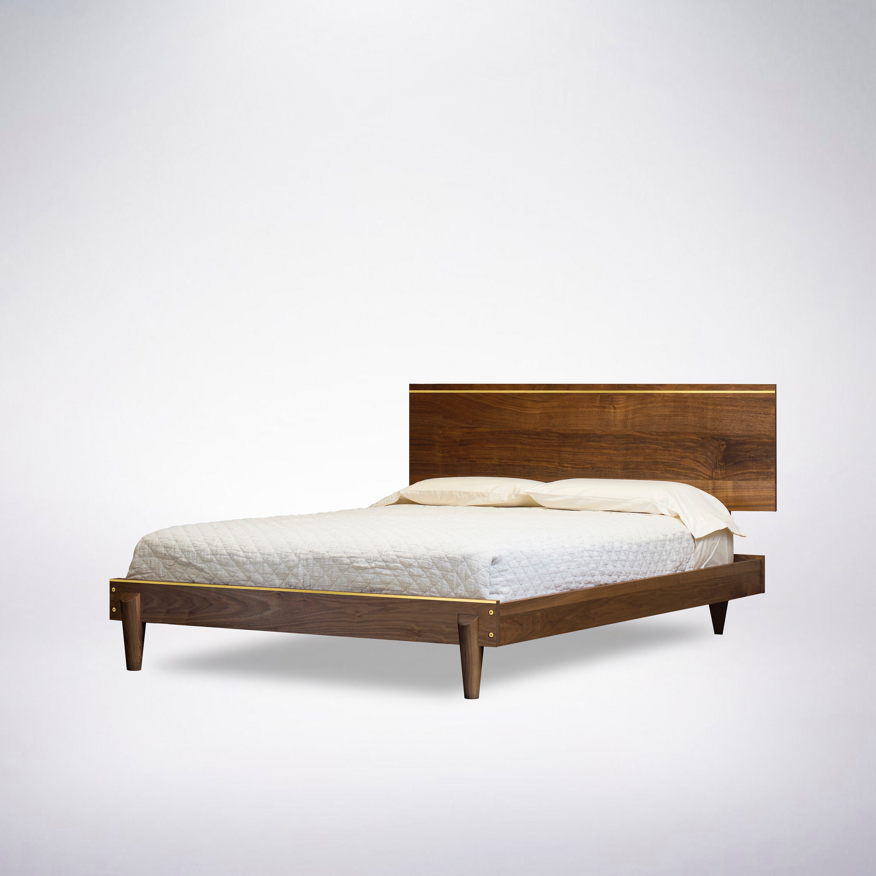 世界を買える 海外ブランド  Bed Wood Solid Headboard Wood on Detail Bar Brass With Bed Platform Apollo Frame Etsy - Sizes Bed Multiple Oak Walnut, Maple, Cherry, in 洗濯洗剤