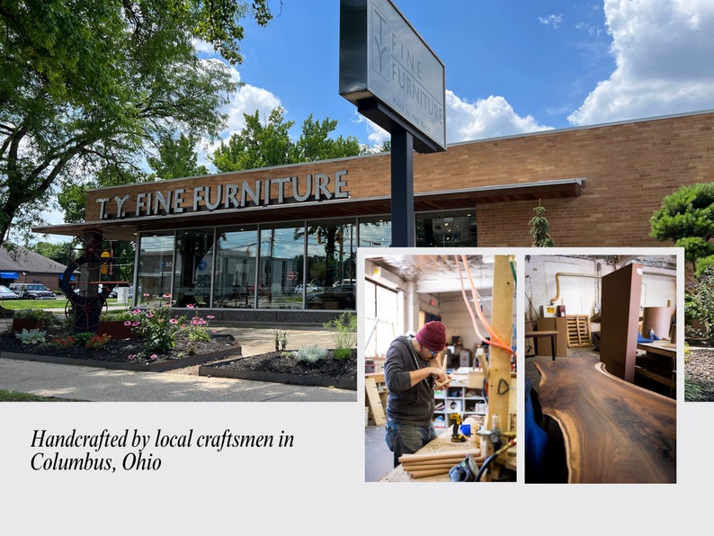 TY Fine Furniture showroom and workshop in Columbus, Ohio