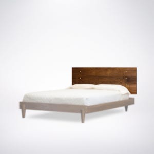 Solid Wood Headboard ONLY - Wall Mount  French Cleat, Full, Queen, King, California King