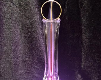 Handcrafted Glass Incense Burner with LED Lights