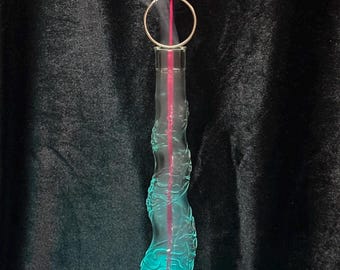 Handcrafted Glass Incense Burner with LED Lights