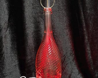 Handcrafted Glass Incense Burner with LED Lights