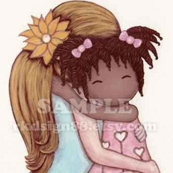 My sunshine - combo mom blonde girl African -  Mother's Day