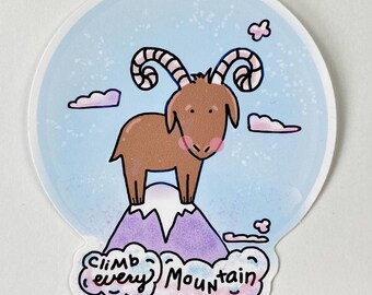 Mountain Goat Vinyl Sticker