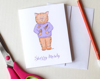 Personalized Clemson Notecards
