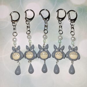 My Neighbor Totoro handmade clay keychain| studio ghibli| clay sculpture