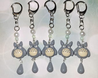 My Neighbor Totoro handmade clay keychain| studio ghibli| clay sculpture