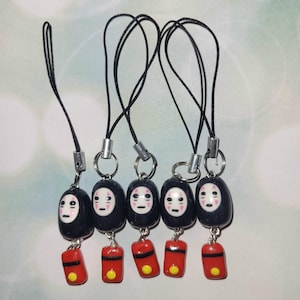 Handgefertigt No-Face Badehaus Spirit Handyband | Chihiros Reise ins Zauberland | Studio Ghibli