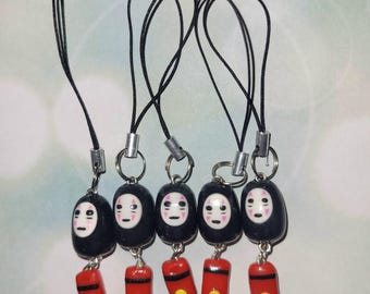 Handgefertigt No-Face Badehaus Spirit Handyband | Chihiros Reise ins Zauberland | Studio Ghibli