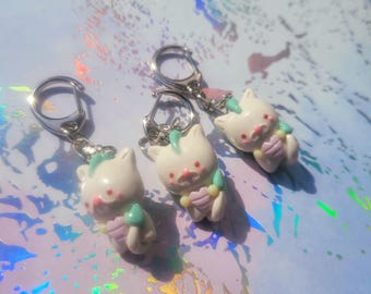 Handmade Spirited Away Haku charm keychain | studio ghibli | bag accessory