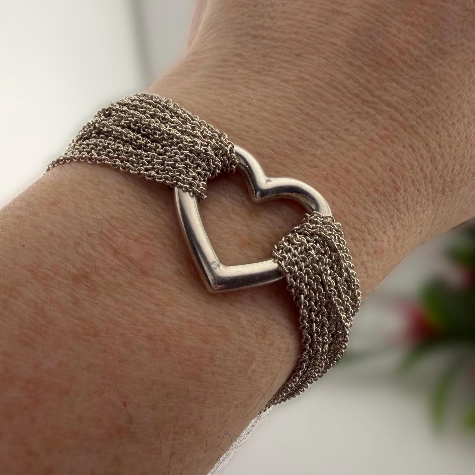 Tiffanys and Co Multi Heart Bracelet - Etsy