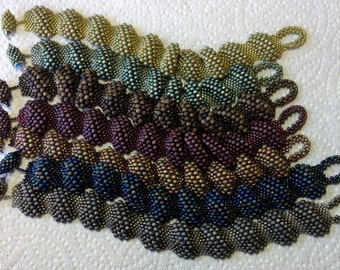 Tutorial- Pulsera Reptilian Ripple, tutorial de pulsera, tutorial de cuentas