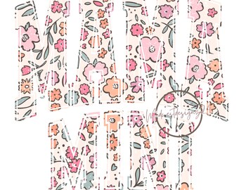 Spring mama png, spring mini bow easter png, easter png, coquette bow png, easter sublimation, easter egg, popular png floral mama png