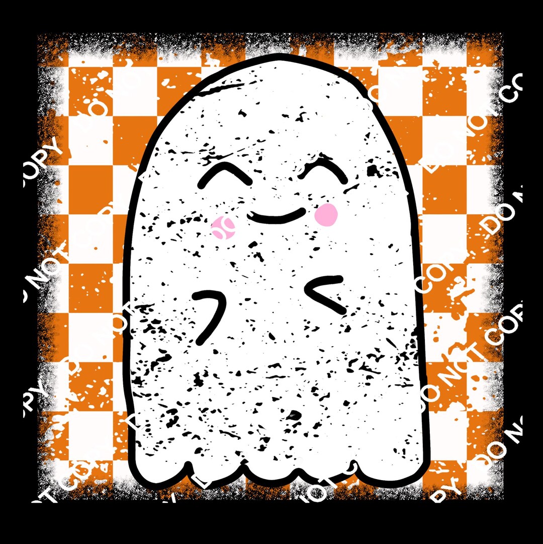 Checked Ghost Checkered Ghost Png, Digital Download, Sublimation Checkered Ghost - Etsy