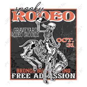 Western Halloween Png, Skeleton Png, Spooky Rodeo Png - Etsy