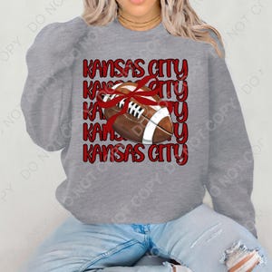 Kansas city png,sublimation design, Trendy, popular png football,  Kansas city football png, kc png, football, popular, coquette bow png