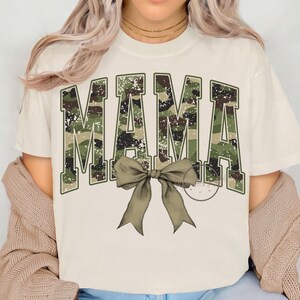 Camo mama png, digital download, sublimation, camouflage mama, camo bow, trending, hunting, neutral, mama png, digital download