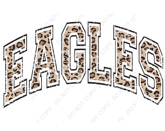 Leopard eagle png, digital download, sublimation design  Trendy design, leopard png eagle