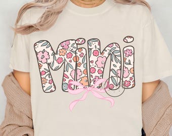 Mini PNG, Floral Mini Png ,coquette bow PNG | mama Digital Download,mama mini Sublimation Design,popular, trending, mama preppy, mama, flora