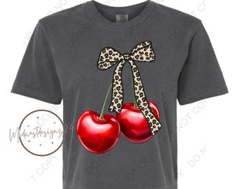 Leopard bow Cherry bow png, digital download, sublimation design  Trendy design, bow png, coquette bow cheetah cherry mama popular png