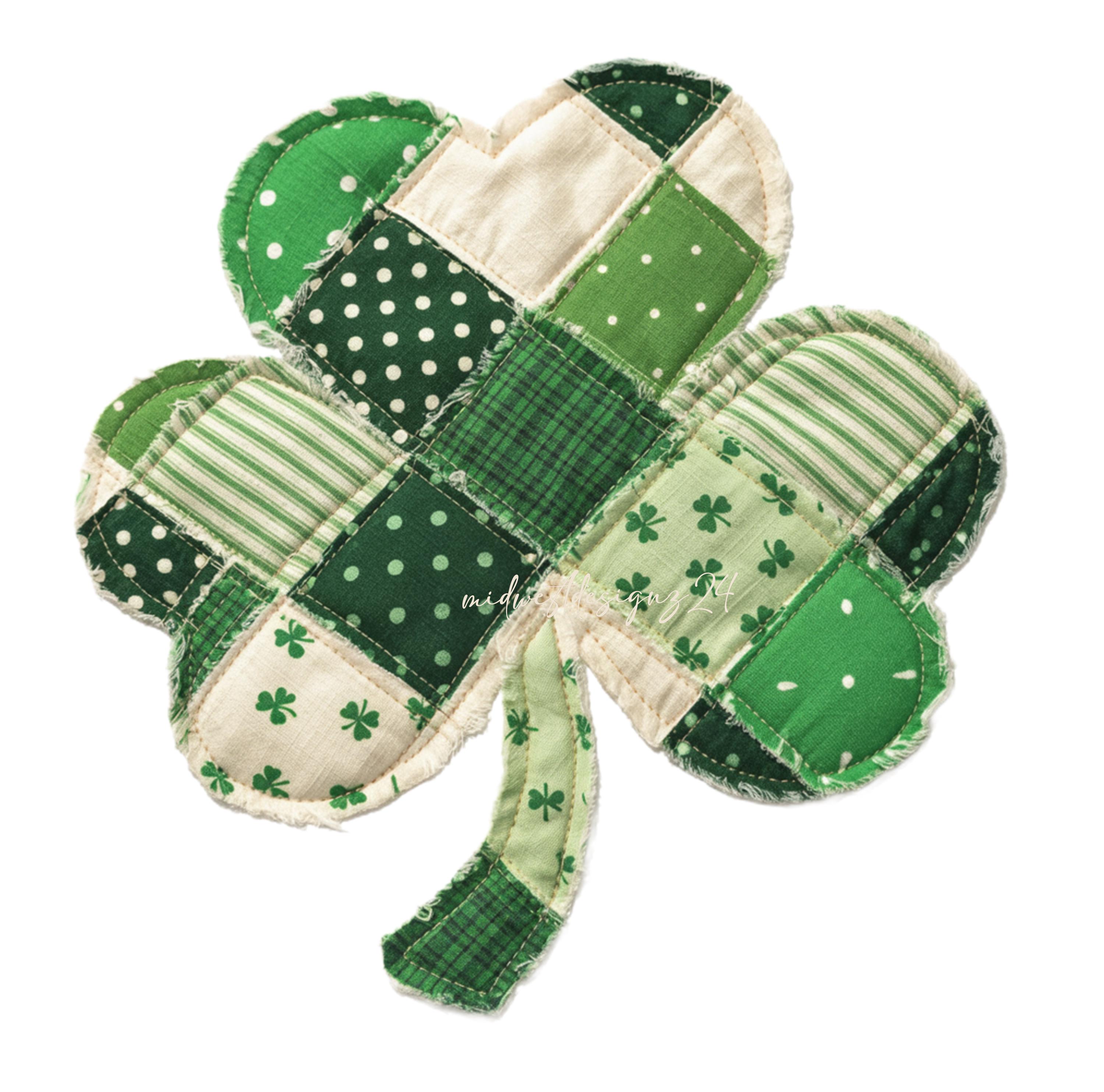 Patch Work Clover Shamrock Png, Patch Work Clover Png, St Patricks Day ...