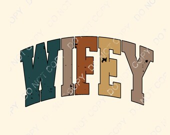 Fall wifey png, digital download, sublimation design  Trendy Autumn design