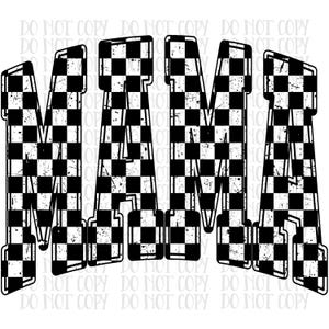 Checkered mama png, digital download, sublimation design  Trendy design, checkered png
