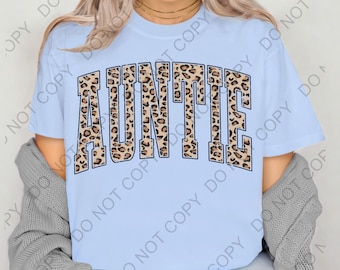 Leopard Tante png, digitaler Download, Sublimationsdesign Trendy Design, Leopard Tante png