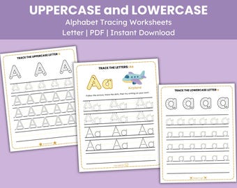 Handwriting Practice Worksheets Lowercase Uppercase Alphabet Tracing Letters Uppercase Letter Lowercase Letter Formation Tracing Worksheets