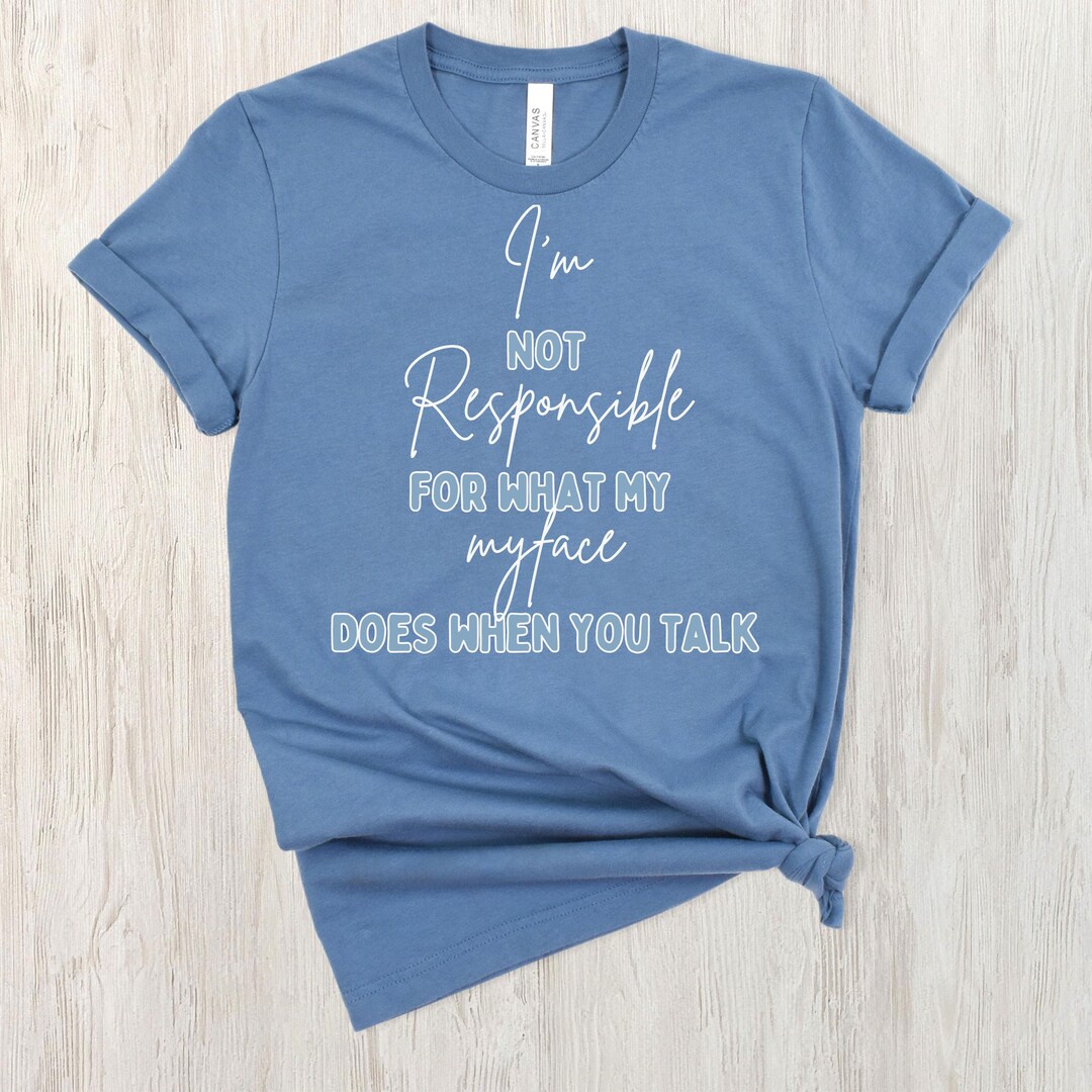 No Thank You Shirt Smile Funny Humorous Gag Shirt