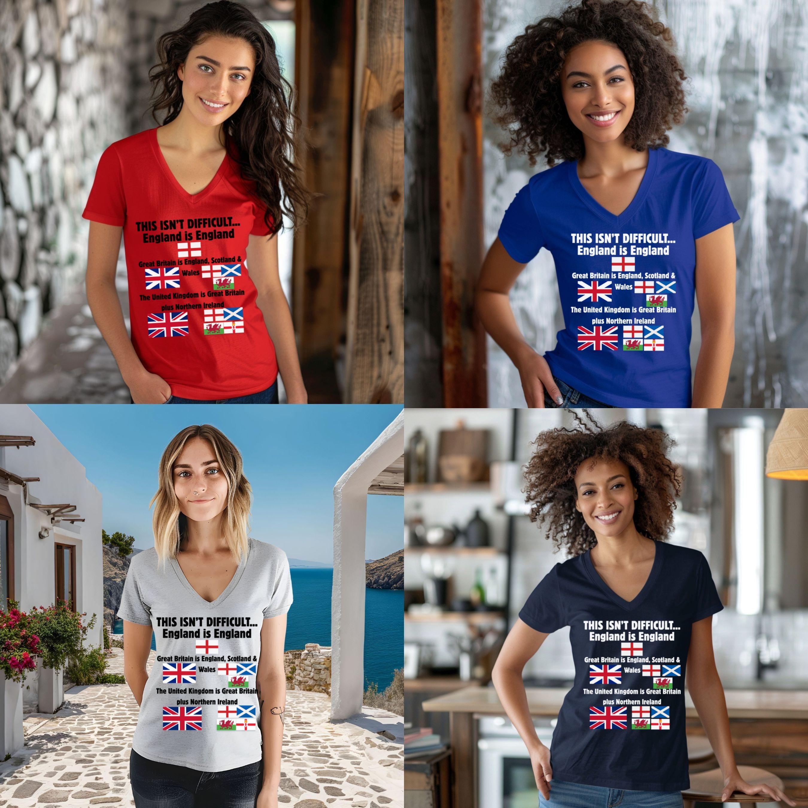 Sarcastic England Flags T-shirt: Funny British Pride Tee - Etsy