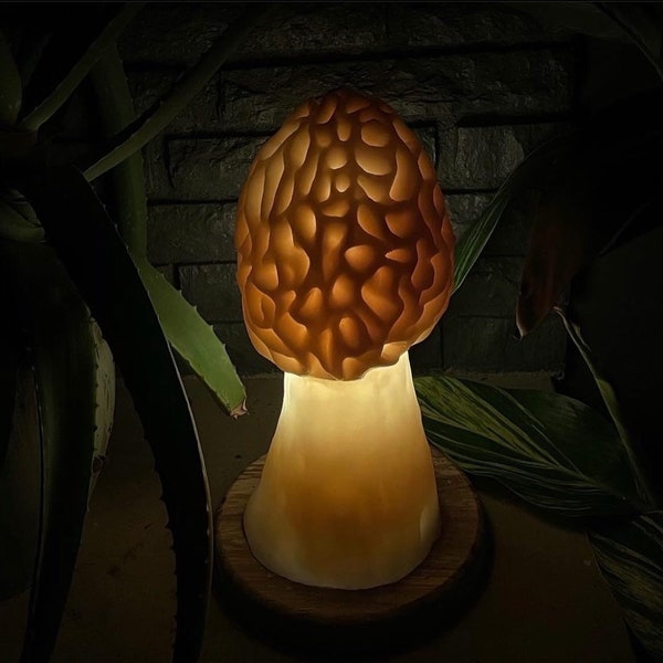 Mushroom Lamp Etsy