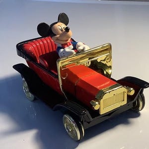 Vintage Mickey Mouse Friction Car - Disney