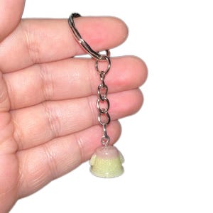 Little Pudding Keychain | Cute Resin Pudding Charm | Pastel Keychain Accessory | Kawaii Aesthetic Keychain Gift