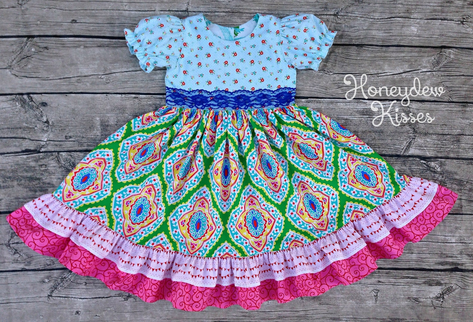 The Amelie Dress PDF Sewing Pattern Size 12 Month 8 Girls Etsy