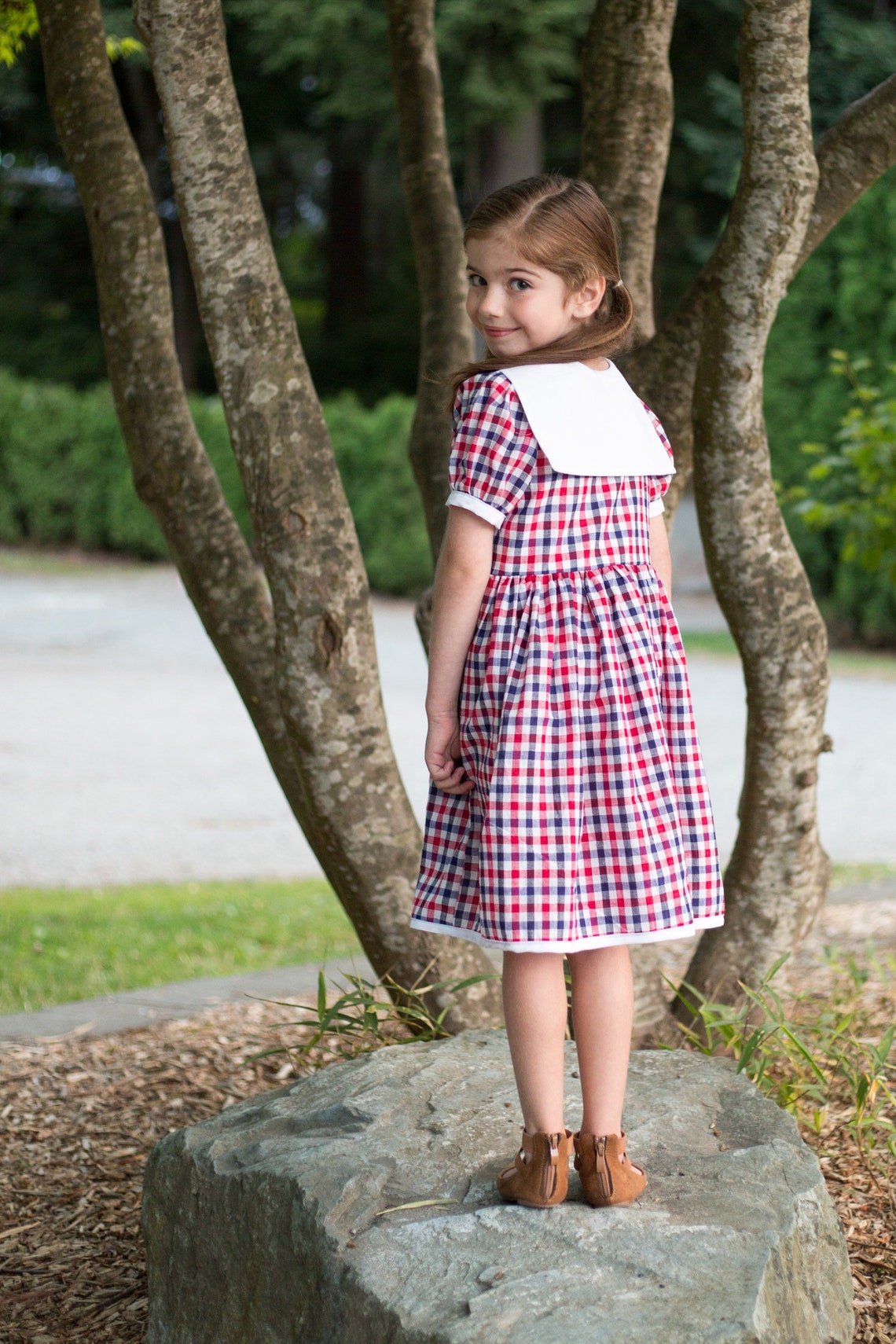 The Marina Sailor Collar Dress PDF Sewing Pattern & Tutorial Etsy